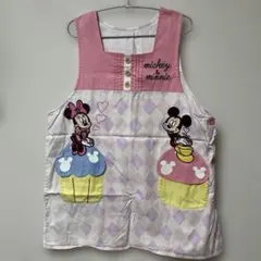 Mickey & Minnie エプロン アーガイル柄のサムネイル