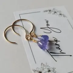 タンザナイト ピアス