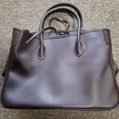ブラウン ハンドバッグ シンプルデザイン