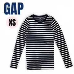 早い者勝ち♡新品・未使用✨【GAP】 長袖Tシャツ 紺白ボーダーXS レディース