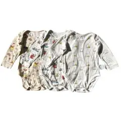 ユニクロ 80 ミッフィー 長袖ロンパース 3枚