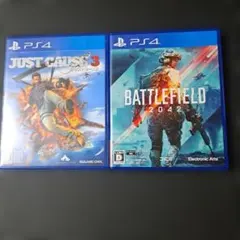 【断捨離】PS4 ジャストコーズ3 & バトルフィールド2042 2本セット