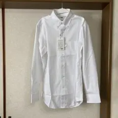 ユニクロ スーパーノンアイロン 白 スリムフィットシャツ メンズMサイズ 新品！