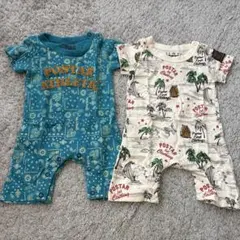 半袖カバーオール2点セット　70サイズ