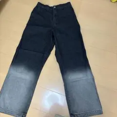 SERACE ルーズシルエットヴィンテージデニムワイドパンツ