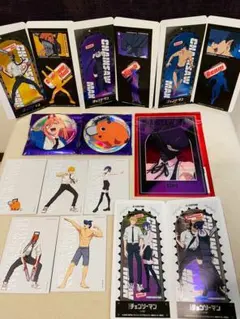 チェンソーマンレゼ篇グッズセット【缶バッジ・クリアアートカード・ステッカーなど】