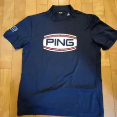 PING ネイビー ポロシャツ Mサイズ