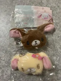 シュガーバニーズ ぬいぐるみチャーム くろうさ はなうさ サンリオキャラクターズ