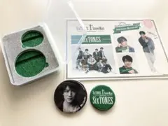 SixTONES 1st anniversaryステッカー＆缶バッジ