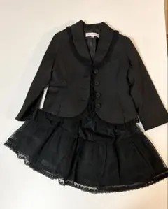 ブラックレーストリムスーツセット 110cm