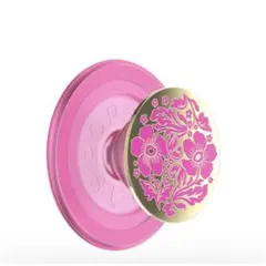 【新品】PopSockets マグネット式 スマホグリップ ピンク 花柄のサムネイル