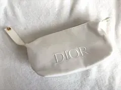 新品✨Dior ホワイト ロゴポーチ