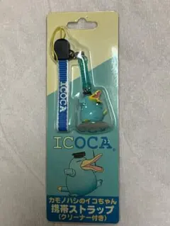 カモノハシのイコちゃん 新大阪 駅名ストラップ ICOCA キーホルダー
