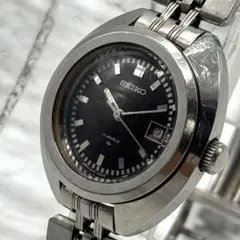 SEIKO 自動巻 腕時計 レディース 2205-0420 希少 ネイビー - メルカリ