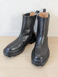 ATELIER BRUGGE レザーサイドゴアタンクブーツ サイズM