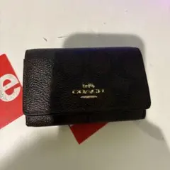 COACH キーケース シグネチャー ブラウン
