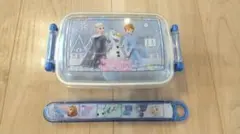 アナ雪 エルサ ディズニー お弁当箱 ランチボックス お箸 お箸ケース 美品のサムネイル