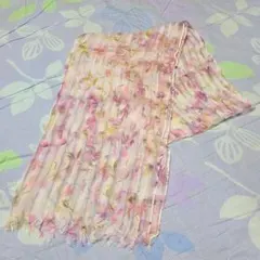 新品　大判ストール　スカーフ　ピンク