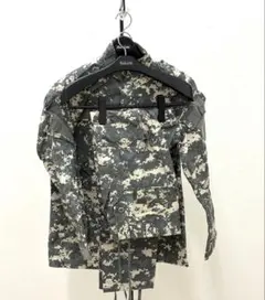 航空自衛隊 デジタル迷彩 作業服 上下セット 階級章付き ※官品では