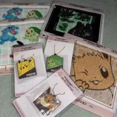 Pokemon ハンドタオルコレクション、ラバーチャームコレクション