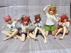 五等分の花嫁 猫耳フィギュア 5体セット