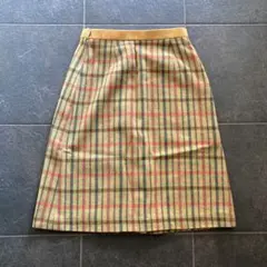 ファミリア　チェック柄スカートM