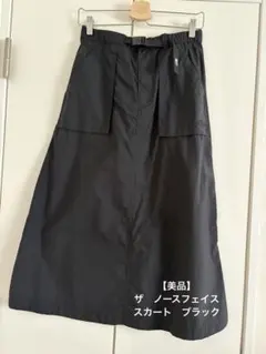 【美品】ザノースフェイス　ブラック　スカート　サイズMのサムネイル