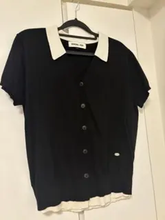 GENERAL IDEA 半袖　ニット　カーディガン　ポロシャツ　L