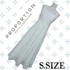 a92〚PROPORTION BODY DRESSING〛レースドレス 白S寸のサムネイル