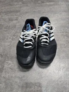 adidas ランニングシューズ 黒/青