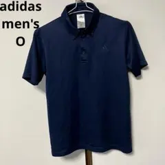 メンズ　ポロシャツ　Tシャツ　アディダス　半袖　O 紺　スポーツ