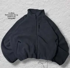 エルエルビーンフリースジャケットジップアップ80s古着vintage