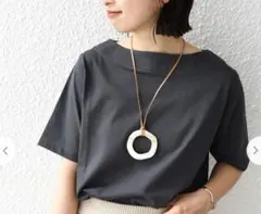 シップス SHIPS オーガニックコットン バリエーションネック TEE
