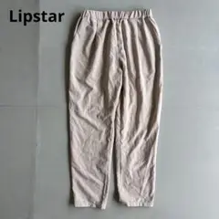 【リップスター】テーパードパンツ　ウエスト総ゴム　大人綺麗め　ボトムス（2）無地