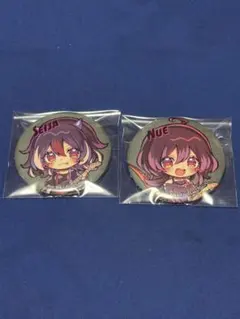 東方Project 鬼人正邪 封獣ぬえ 缶バッジ