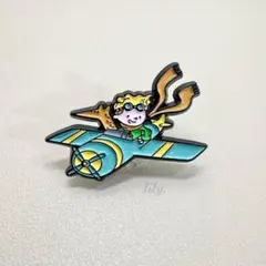 【ピンバッジ】星の王子さま① ★ 飛行機