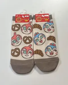 3088 新品　アンパンマン　ドキンちゃん　レディースソックス　靴下　福助