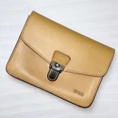 C909 良品 BREE ミニボストン 2way ショルダーバッグ ヌメ革 茶系 C909 良品 BREE ミニボストン 2way ショルダーバッグ ヌメ革 茶系