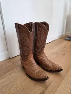 Northbrook ウエスタンブーツ パイソン型押し コンビカラー - メルカリ