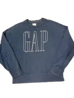 OLD GAP 短丈ビックロゴスウェット