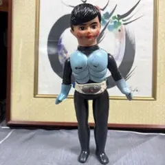 新版シルバー仮面 面取れソフビ 25cm - メルカリ