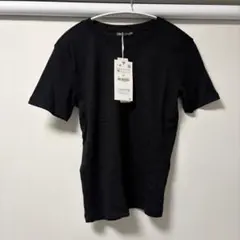 ZARA ブラック　Tシャツ　Mのサムネイル