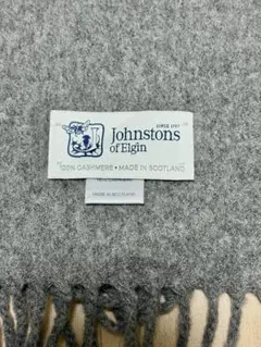 極美品 Johnstons of Elgin大判カシミヤストール