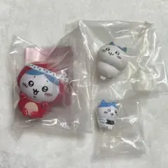 ちいかわ　ハチワレ　ガチャ　ソフビ　カプセルトイ　3種セット