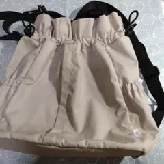 LE CERCLE par rope’ 巾着型リュック　アンベロサック　ベージュのサムネイル