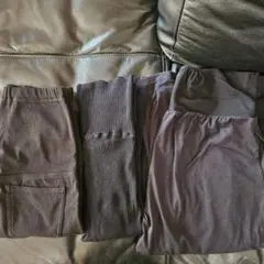 マタニティ ズボン レギンス ガウチョパンツ ユニクロ 西松屋 犬印本舗 黒