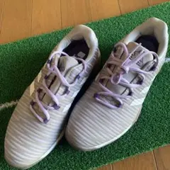 adidas ゴルフシューズ 女性用 パープル/ホワイト　23cm 未使用！