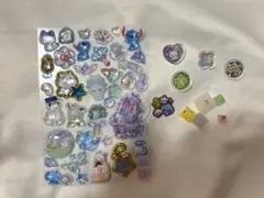 ボンボンドロップ　シール　おすそわけ　水色　②
