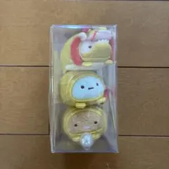 すみっコぐらし 海外限定 赤龍 金龍 てのりぬいぐるみセット ねこ