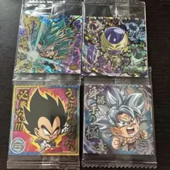 ドラゴンボールウエハースシール 身勝手の極意、フリーザ、ベジータ、ベジット